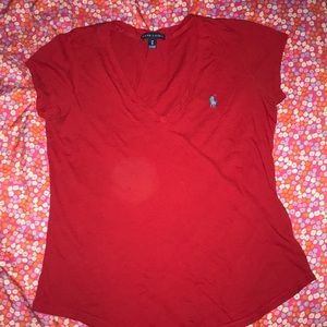 Red Polo by Ralph Lauren Tee